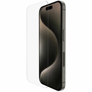 Belkin UltraGlass 2 9H Displayschutz für iPhone 15 Pro - Transparent, Glasklar - für OLED iPhone 15 Pro - Antimikrobiell -
