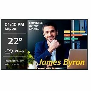 LG 55UM5N-H 139.7 cm (55") LCD Digital Signage Display - 24 Hours/7 Days Operation - Energy Star - In-plane Switching (IPS