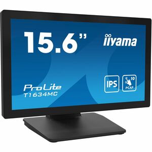 iiyama ProLite 16 Zoll Class LED-Touchscreen-Monitor - 16:9 Format - 25 ms Reaktionszeit - 39,6 cm (15,6 Zoll) Viewable - 