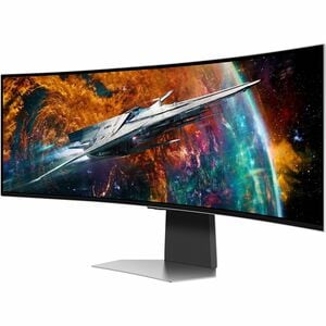 Monitor Smart OLED Gaming Samsung Odyssey G9 S49CG950SL 49" (124.5cm) Class Dual Quad HD (DQHD) Pantalla curva - 32:9 - Pl