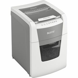 Leitz IQ Autofeed 100 Paper Shredder - Continuous Shredder - Micro Cut - 6 Per Pass - for shredding Paper - P-5 - 220 mm T