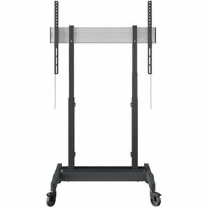 Vogel's RISE 3205 Display Cart - 100 kg Capacity - 4 Casters - 827 mm Width x 745 mm Depth x 1218 mm Height - Black - 109.