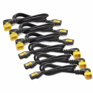 Power Cord Kit (6 ea) Locking C13 to C14 (90 Degree) 1.2m North America