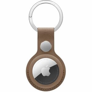 Apple AirTag FineWoven Key Ring - Taupe - Micro Twill - Taupe - Key Ring