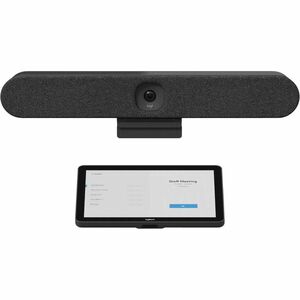 Logitech Rally Bar Video Conference Equipment - Graphite - For Huddle Space - 3840 x 2160 Video (Live) - 4K - 1 x Network 