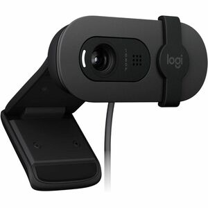 Webcam Logitech BRIO 100 - 2 Mégapixels - 30 fps - Graphite - USB Type A - Full HD - Vidéo 1920 x 1080 - Focale fixe - 58°