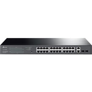 TP-Link EasySmart TL-SG1428PE 28 Puertos Gestionable Conmutador Ethernet - 2 Capa compatible - Modular - 2 Ranuras SFP - 2