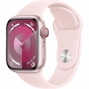 Apple Watch Series 9 Smart Watch - 4.10 cm (1.61") Case Height - 3.50 cm (1.38") Case Width - Pink Case Color - Light Pink