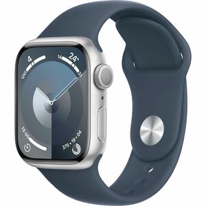 Apple Watch Series 9 Smart Watch - 4.10 cm (1.61") Case Height - 3.50 cm (1.38") Case Width - Silver Case Color - Storm, B