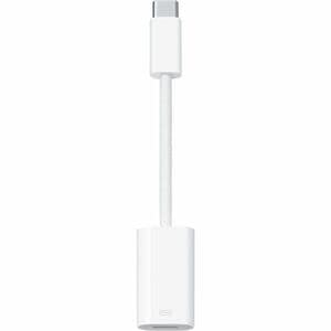 Apple Audio/Data Transfer Adapter - 1 x USB Type C - Male - 1 x Lightning - Female - White