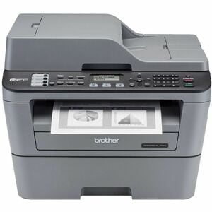 Brother MFC-L2701D Laser Multifunction Printer - Monochrome - Copier/Fax/Printer/Scanner - 30 ppm Mono Print - 2400 x 600 