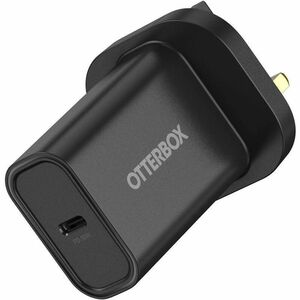OtterBox 30 W AC Adapter - 1 USB Type-C - United Kingdom - Black