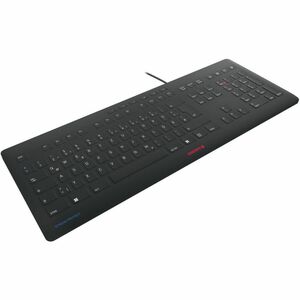 CHERRY STREAM PROTECT Keyboard - Cherry Stream Wired Keyboard With High Quality Protective Silicone Membrane, Black