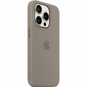 Apple Case for Apple iPhone 15 Pro Smartphone - Clay - Silky, Soft-touch - Drop Resistant, Scratch Resistant - Silicone, M