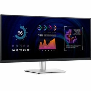 Dell P3424WE 34" Class WQHD Curved Screen LED Monitor - 21:9 - 86.6 cm (34.1") Viewable - In-plane Switching (IPS) Technol