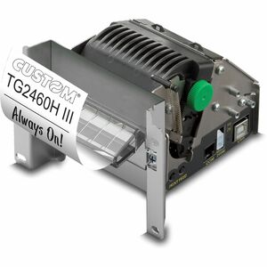 Stampante termica diretta Custom TG2460HIII - Monocromatico - Stampa ricevuta - 140 mm/s Mono - 203 dpi - 60 mm Label Widt