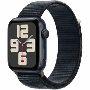 Apple Watch SE Smartwatch - 44 mm Case Height - 38 mm Case Width - Midnight Case Color - Midnight Band Color - Vetro Body 