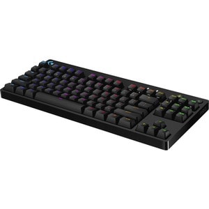 Logitech PRO Gaming Keyboard - Cable Connectivity - USB Interface - English (UK) - QWERTY Layout - Black - Mechanical Keys