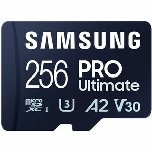 Carte micro SD SBmsung PRO Ultimate UHS-I 256 Go, MB-MY256SB/WW, vitesse jusqu'à 200 Mo/s, garantie 10 ans, lecteur USB