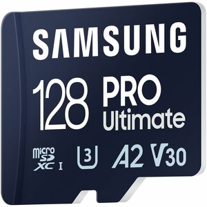Carte microSD SBmsung PRO Ultimate UHS-I 128 Go, MB-MY128SB/WW, vitesse jusqu'à 200 Mo/s, garantie 10 ans, lecteur USB