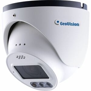 GeoVision GV-GEBF4911 4 Megapixel Outdoor Network Camera - Color - Dome - 131.23 ft Infrared Night Vision - MJPEG, H.265, 