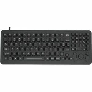 Honeywell Rugged Keyboard - Cable Connectivity - DB9 Interface - Black - Tablet, Vehicle Mount Computer