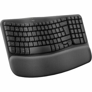 Logitech Wave Keys Keyboard - Wireless Connectivity - USB Interface - Danish, Norwegian, Swedish, Finnish - QWERTY Layout 