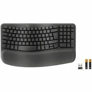 Clavier Logitech Wave Keys for Business - Sans fil Connectivité - USB Type A Interface - Français - AZERTY Disposition - G