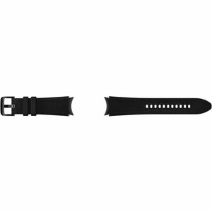 Samsung Galaxy Watch Hybrid Leather Band, M/L, Black - Adjustable - Medium (M)/Large (L) - 0.4" Height - Black - Fluoroela
