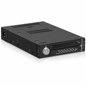 Icy Dock ToughArmor MB833MK-B V2 Drive Enclosure for 3.5" M.2, PCI Express NVMe 4.0 - SFF-8654 SlimSAS Host Interface Inte