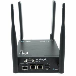 ZPE Nodegrid Link SR Link SR - 1 RJ45 Serial rolled, 1 ETH (PoE in), 1 SFP, 2 GPIO, 2 OUT, X86_64, 2-Cores, 4GB DDR3, Disk