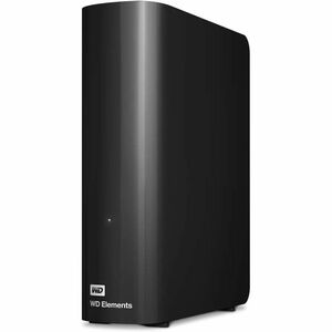 WD Elements WDBWLG0220HBK-NESN 22 TB Portable Hard Drive - External - Desktop PC Device Supported - USB 3.2 (Gen 1) - 2 Ye