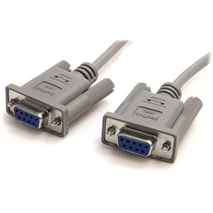 StarTech.com SCNM9FF 3.05 m Serial Data Transfer Cable - 1 Each - Cable for PC, Printer, Modem - First End: 1 x 9-pin DB-9
