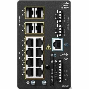 Cisco Catalyst IE3100 Rugged 8 Portas Gerenciável Comutador Ethernet - Gigabit Ethernet - 1000Base-T, 1000Base-TX - 3 Cama