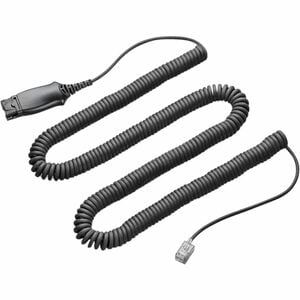 Poly 1 m Mini-phone Audio Cable - 1 - Cable for Audio Device, Headset - Black