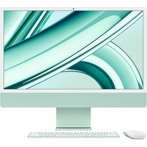 iMac 24in Retina 4.5K - Green - M3 (8-core CPU / 10-core GPU) - 8GB unified memory - 512GB SSD - Magic Mouse - Magic Keybo