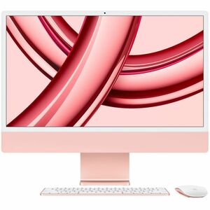 iMac 24in Retina 4.5K - Pink - M3 (8-core CPU / 10-core GPU) - 8GB unified memory - 256GB SSD - Magic Mouse - Magic Keyboa