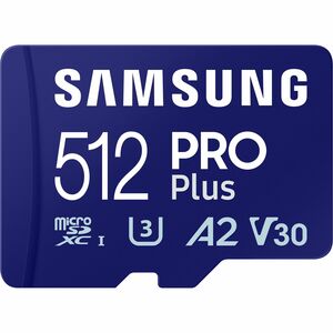Micro SD Card 512GB PRO PLUS/w Adapter