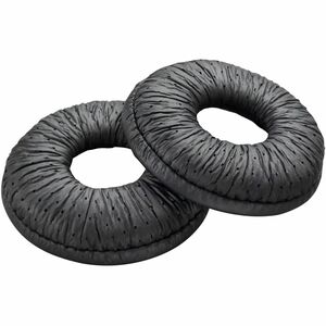 Poly Auscultador acolchoado - Preto - Couro sintético - 2 / Pack