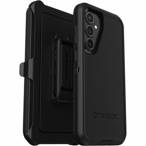 OtterBox Defender Carrying Case (Holster) Samsung Galaxy S23 FE Smartphone - Black - Dirt Resistant, Drop Resistant, Scrap