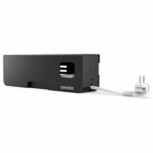 SECURITY POWER STRIP EU 5 PLUGS BLACK