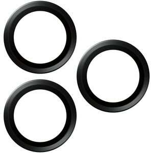 PanzerGlass® Hoops® Schwarzes Metall Kameraschutz iPhone 15 Pro | 15 Pro Max