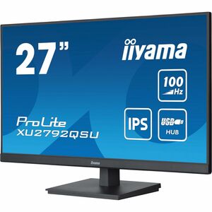 Moniteur LCD iiyama ProLite XU2792QSU-B6 27" Class WQHD - 16:9 - Noir mat - 68,6 cm (27") Viewable - Technologie IPS - LED