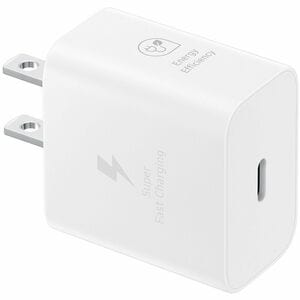 Samsung 25W PD Power Adapter, White - 25 W - White