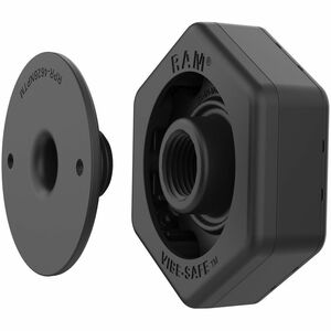 RAM Mounts Vibe-Safe Mounting Adapter for Mounting Adapter - Landscape/Portrait - High Strength Composite