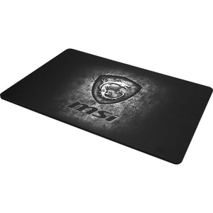 MSI AGILITY GD20 Gaming Mouse Pad - Iconic Dragon Design - 0.20" x 8.66" x 12.60" Dimension - Gray - Natural Rubber, Micro