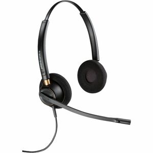 Poly EncorePro 520 Com fios Headset, Na orelha Estéreo Fone de ouvido - Preto - Binaural - Supra-aural - 78.5 cm Cabo - Ca