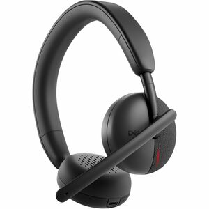 Dell WL3024 Kabellos Auf den Ohren, Kopfbügel Stereo Headset - Schwarz - Microsoft-Teams-Zertifizierung - Siri, Google Ass