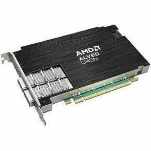 AMD U45N 100Gigabit Ethernet Card - PCI Express 4.0 x8 - 200 Gbit/s Data Transfer Rate - 2 Port(s) - Optical Fiber - Full-