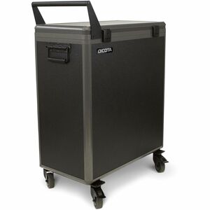 Dicota Laptop/Tablet-Ladewagen - Schiebetür Griff - 4 Rollen - Aluminium - 363 mm Länge x 633 mm Breite x 865 mm Tiefe - S